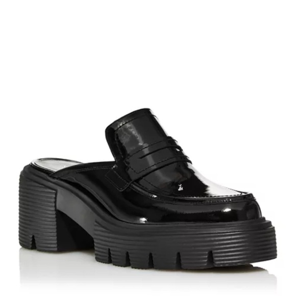 Stuart Weitzman size 9 black patent Soho Muel! - Picture 4 of 5